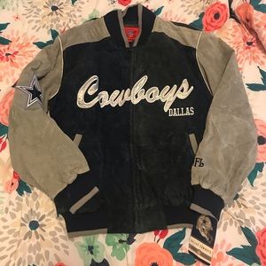 Dallas Cowboys leather coat